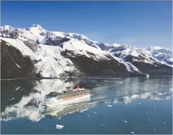  ?? CARNIVAL CRUISE LINE ?? Carnival Miracle will be joined in Alaska by her larger fleetmate Carnival Freedom for the first time beginning in April 2021 on the Glacier Route.