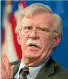  ??  ?? John Bolton