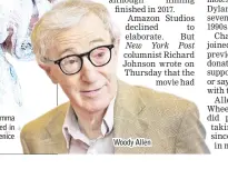  ??  ?? Woody Allen