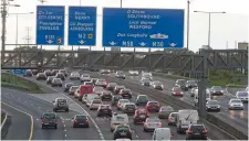  ??  ?? Traffic jams on the M50 is causing concern for transport bosses