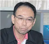  ??  ?? STATE OF AFFAIRS: Surapong Kongchantu­k, a legal specialist on the rights of stateless people.