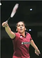  ?? ?? Saina Nehwal was obsessed with winning titles, but crucially, could break it down into tiny targets to achieve.