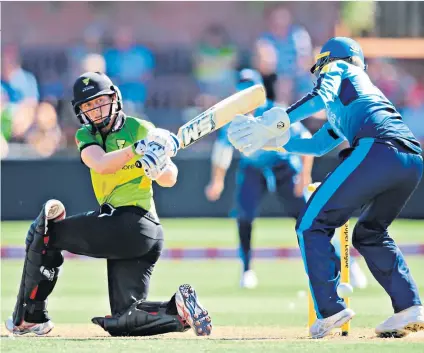  ??  ?? Leading women: England captain Heather Knight; wicketkeep­er Sarah Taylor (below) and Kirstie Gordon (right) are in the spotlight today