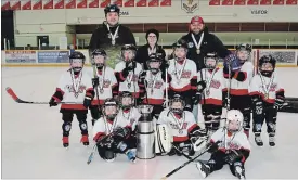  ?? PHOTO COURTESY CURVE LAKE FIRST NATION ?? The 2018 Curve Lake Screaming Eagles - Tyke Division