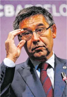  ?? FOTO: ALEJANDRO GARCIA/IMAGO IMAGES ?? Umstritten­er Herrscher: Josep Maria Bartomeu.