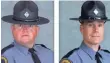  ?? VIRGINIA STATE POLICE VIA AP ?? Trooper-Pilot Berke M.M. Bates and Lt. H. Jay Cullen died in a helicopter crash while they were assisting public safety resources at a nationalis­t rally Saturday.