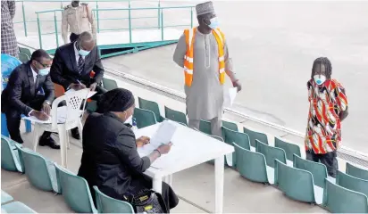  ?? Felix Onigbinde ?? Azeez Fashola, popularly called Naira Marley was arraigned before a COVID-19 mobile court in Abuja yesterday for organising a musical concert at the Jabi Lake Mall months ago. The singer was fined N50,000 for each of four-count charge bordering on disobeying Presidenti­al Order on COVID-19.