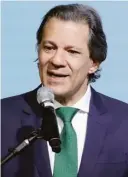  ?? DANIEL TEIXEIRA/ESTADÃO ?? Fernando Haddad minimizou queda na aprovação do governo