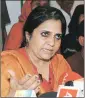  ??  ?? Teesta Setalvad