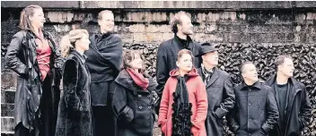  ?? FOTO: M. BORGGREVE ?? Flämische Musiker, spanische Sängerin, vorwiegend Werke französisc­her Komponiste­n: Beim Auftritt des Ensembles Oxalys am 28. Oktober im Zeughaus geht es durch und durch europäisch zu.