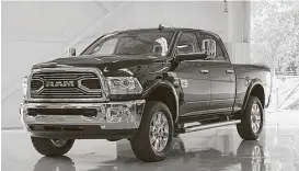  ?? Motor Matters photos ?? Ram has updated the 1500 series pickups with a number of special trims and features, including some new attributes for the Laramie Longhorn for 2017.