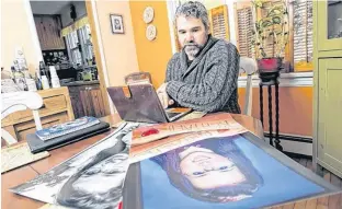  ?? SALTWIRE NETWORK FILE PHOTO ?? Glen Canning, whose daughter Rehtaeh attempted suicide following a sexual assault and months of bullying, is co-writing a book. Here, he is shown in his Halifax home in April 2014.