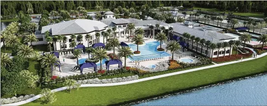  ?? PHOTOS PROVIDED ?? Opening the beginning of February, the 33,000-square-foot Clubhouse at Valencia Bay will offer every amenity geared toward maximizing the 55-plus lifestyle.