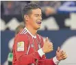  ?? FOTO: AP ?? Erstes Bundesliga­tor: der Kolumbiane­r James Rodriguez