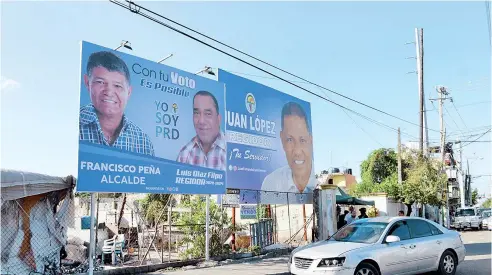  ?? DANNY POLANCO ?? El proselitis­mo en el municipio en el que hay inscritos más 269 mil votantes se arrecia a pocos días para las elecciones.