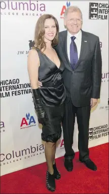  ?? Daniel Boczarski/getty Images ?? Leslie Zemeckis and Robert Zemeckis attend the Flight premiere at the 48th Chicago Internatio­nal Film Festival recently. The director, who is a pilot, stumbled on the screenplay and was plain hooked.