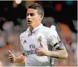  ?? FOTO: DPA ?? James Rodriguez im Trikot von Real Madrid.