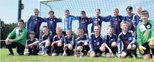  ??  ?? Champions Blantyre Vics 2007s were crowned winners in Amsterdam