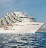  ??  ?? Carnival is offering longer cruises of 10 to 14 days for fall 2015 and winter 2016.