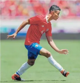  ?? JOSÉ CORDERO ?? El lateral Ian Smith ingresó de cambio en el amistoso de Costa Rica ante Irlanda del Norte, el domingo en el Estadio Nacional.