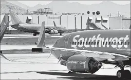  ?? MATT YORK/AP ?? Anticipati­ng an uptick in passengers, Southwest Airlines will add flights starting in June.