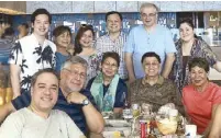  ??  ?? (Seated, from left) Panamanian Ambassador Rolando Guevara Alvarado, Israeli Ambassador Effie Ben Matityau, Jayelles' Roselle Rebano and Johnny Litton with Lizia Lu; (standing, from left) Henann VP for marketing Karl Chusuey, Jayelles’ Suzette Morelos...