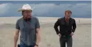  ?? FOTO: PRESSBILD ?? Ben Foster och David Mackenzie i Hell or High Water (2016).