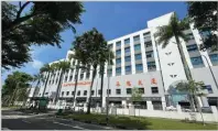  ?? SAVILLS SINGAPORE ?? The freehold strata industrial unit occupies the entire highest floor in Amtech Building and takes up a strata area of about 13,423 sq ft