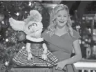  ?? CHRIS HASTON/NBC ?? “America’s Got Talent” winner Darci Lynne brings her furry friends to “My Hometown Christmas.”