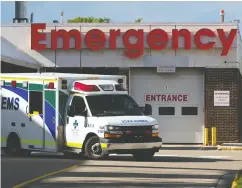  ?? DAVID BLOOM / POSTMEDIA NEWS ?? All services, including the emergency department, are
closed at Misericord­ia Hospital in Edmonton.