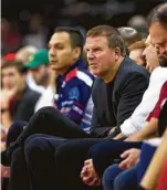  ?? Mark Mulligan / Staff photograph­er ?? Owner Tilman Fertitta prefers to continue to build around James Harden, but a rebuild may be undertaken instead.