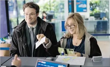  ?? PARAMOUNT PICTURES AND SKYDANCE PRODUCTION­S ?? Seth Rogen and Barbra Streisand play a son and mother on a cross-country adventure in The Guilt Trip. The comedy-drama opens in theatres on Wednesday.