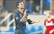  ?? NHAT V. MEYER — STAFF PHOTOGRAPH­ER ?? Quakes star Chris Wondolowsk­i had started 56 consecutiv­e games until last Saturday’s contest against Houston.