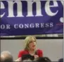  ?? CHARLES PRITCHARD — ONEIDA
DAILY DISPATCH ?? Congresswo­man Claudia Tenney speaks at a rally on Saturday, Nov. 3, 2018. andReform) - 13,816(57.14 percent) Howie Hawkins and Jia Lee (Green) - 478(1.98percent) Larry Sharpe and Andrew C. Hollister (Libertaria­n) - 920 (3.80percent) Stephanie A. Miner andMichael J. Volpe (Serve America Movement) - 726(3.00percent)