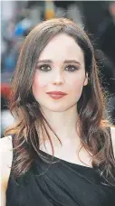  ??  ?? Ellen Page. En reiteradas ocasiones la actriz ha declarado que todos debemos ser parte del movimiento feminista.