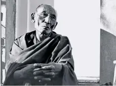  ??  ?? Palden Gyatso: when he was close to release from prison he was asked if he would continue to protest outside. In reply he quoted Mao’s ‘Little Red Book’: ‘Wherever there is oppression, there is resistance’