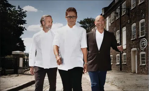  ??  ?? Marcus Wareing, Monica Galetti and Gregg Wallace return for series 12 of the cooking show