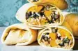  ?? Foto: Vivi d’Angelo, dpa ?? Burritos in unserer vegetarisc­hen Variante mit Kürbis.