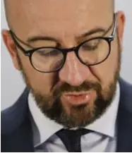  ?? FOTO BELGA ?? Premier Charles Michel.