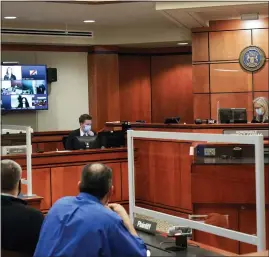  ?? ?? Ethan Crumbley appears on a video arraignmen­t at 52nd District Court in front of Judge Nancy Carniak in Rochester Hills on Wednesday.