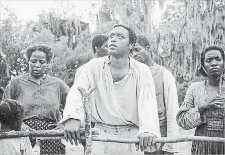  ?? JAAP BUITENDIJK THE ASSOCIATED PRESS ?? Steve McQueen’s "12 Years A Slave" starred Chiwetel Ejiofor, centre.