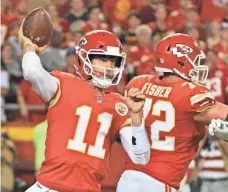  ?? DENNY MEDLEY, USA TODAY SPORTS ?? The Alex Smith-led Chiefs are the NFL’s only unbeaten team.