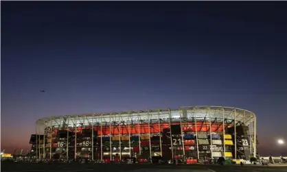  ?? ?? Stadium 974 will host matches in the 2022 World Cup in Qatar. Photograph: Matthew Ashton/AMA/Getty Images