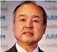  ?? ?? Masayoshi Son: US ‘favourite’