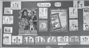  ?? SUBMITTED PHOTOS ?? Harboursid­e Elementary is featuring a variety of displays for Black History Month including these.