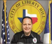  ?? CONTRIBUTE­D ?? Liberty Hill Police Chief Maverick Campbell.