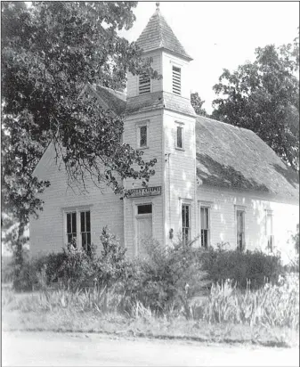  ?? Courtesy photos ?? One-room churches were the earliest churches in Northwest Arkansas and dotted the rural landscape. Over time, congregati­ons consolidat­ed in larger churches closer to town centers. Today, many of the one-room churches have disappeare­d. One that has...