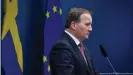  ??  ?? Ministerpr­äsident Löfven (hier ein Archivbild) zeigte sich nach dem Angriff erschütter­t