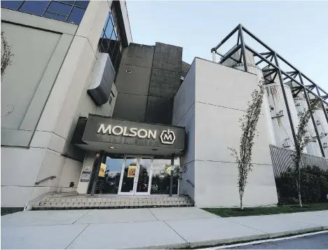  ?? MARK VAN MANEN/FILES ?? Molson is moving closer to leaving its Burrard Street brewery after announcing it will move its operations to Chilliwack.