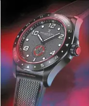  ?? — Qi group ?? the drift racer has a sporty look, but still maintains a sleek, luxe feel worthy of a luxury timepiece.